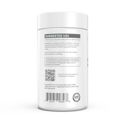 Renue By Science opened bottle with capsules visible for convenient daily use