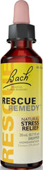 RESCUE frasco frontal mostrando el envase y fácil transporte