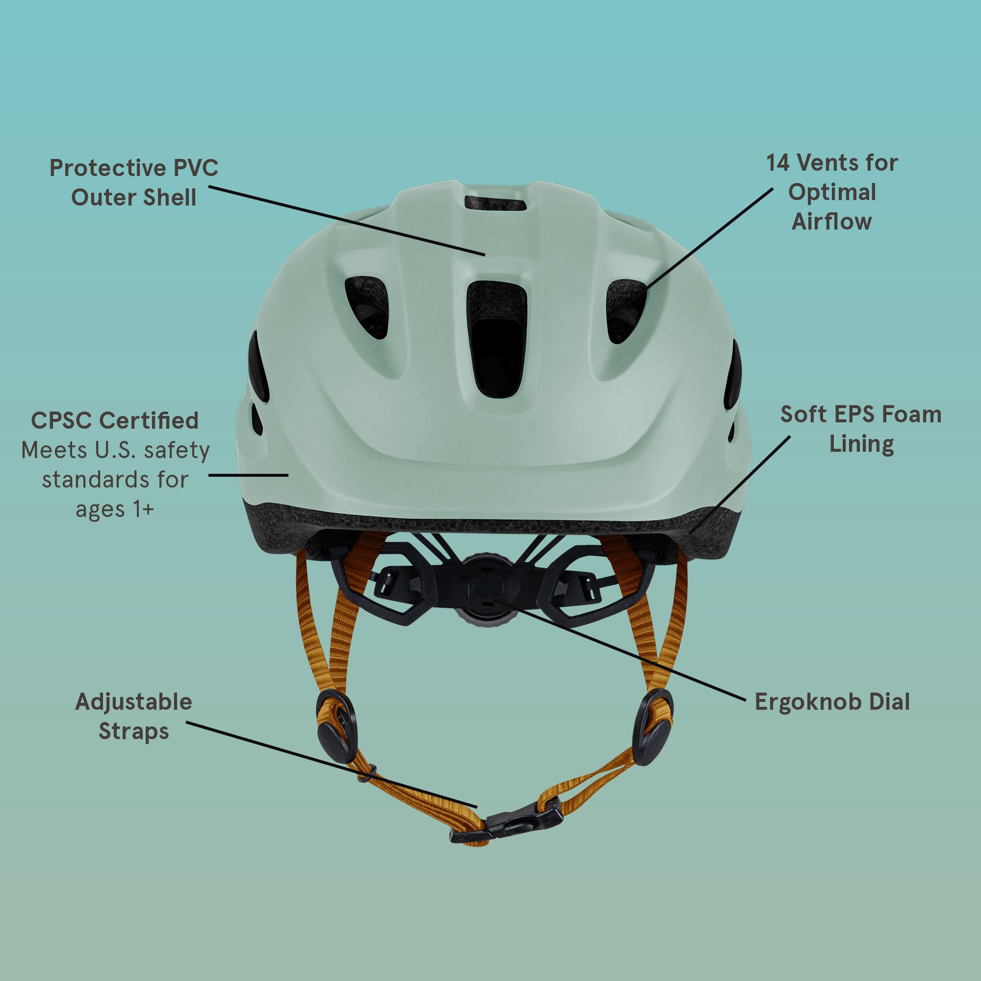 Retrospec Scout detalle de espuma absorbente para mayor protección
