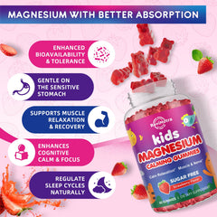 ReviNutra open bottle with gummies spilling out showing serving form and child-friendly chewables