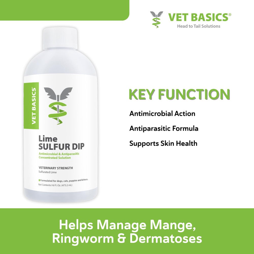 Revival Animal Health envase de 16 oz junto a una regla para comparar tamaño