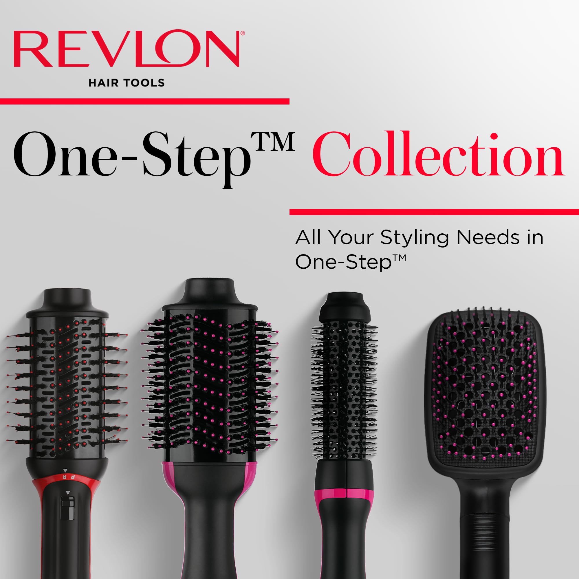REVLON One-Step peinado estilo salón en modelo beneficio acabado brillante
