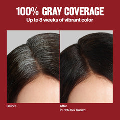 Etiqueta del producto Revlon ColorSilk mostrando Bond Repair y sin amoníaco