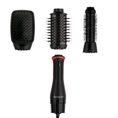 REVLON multi-styler front view showing sleek design and attachments for faster styling
