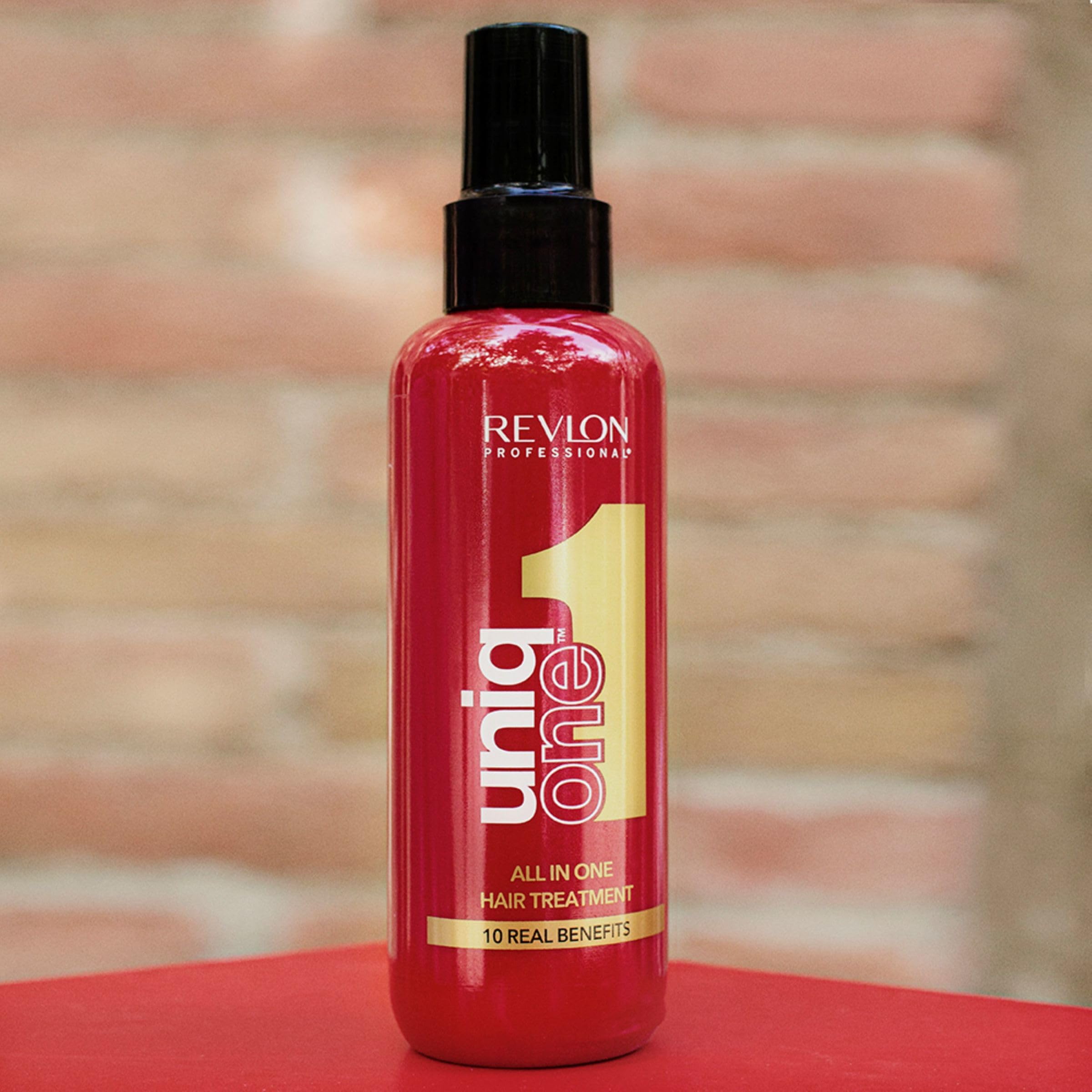 REVLON PROFESSIONAL etiqueta con ingredientes y beneficios visibles para transparencia del producto