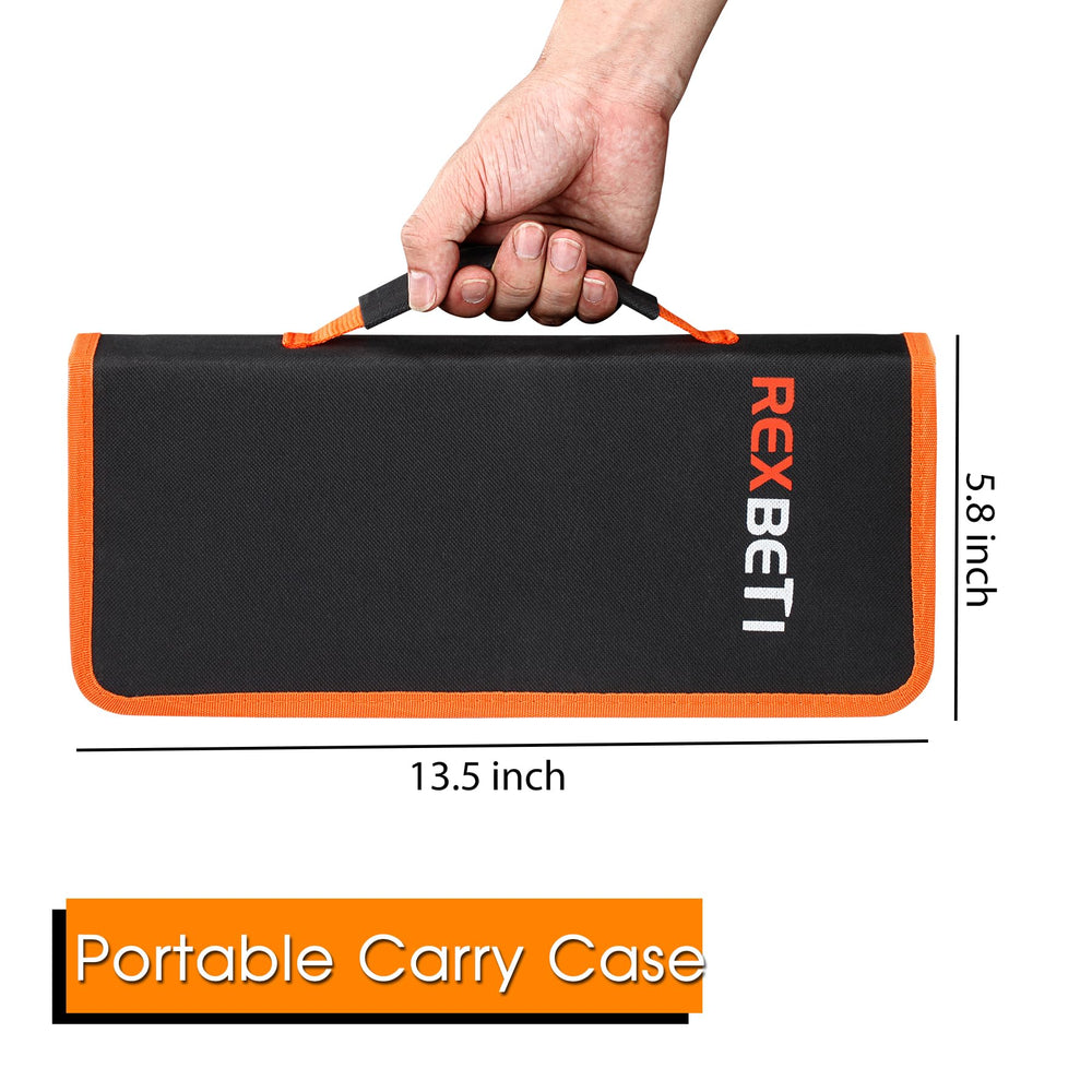 REXBETI guantes y cepillo incluidos para seguridad y limpieza rápida