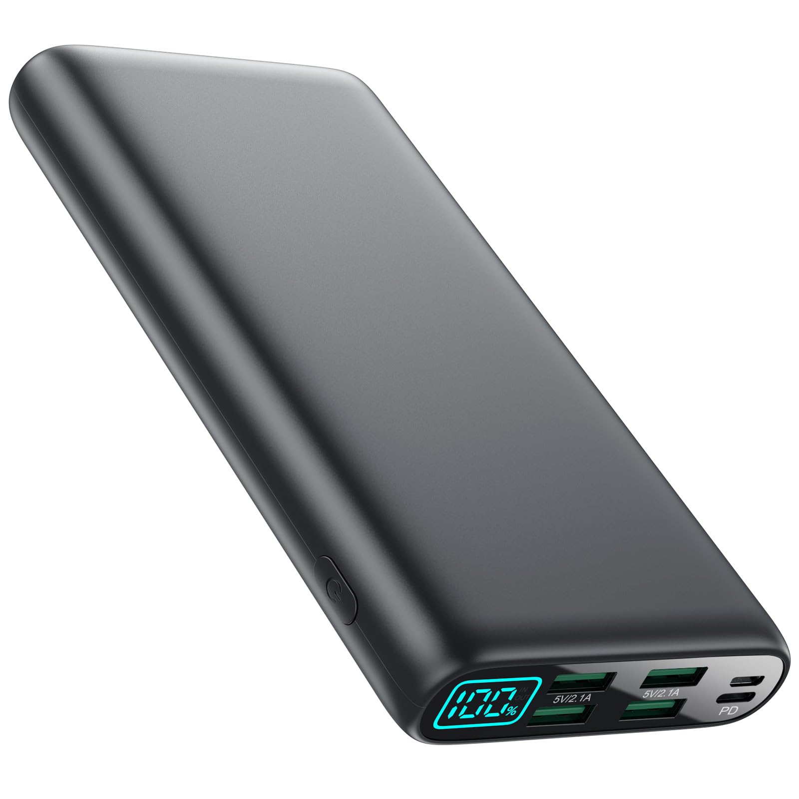 RGVOTA vista frontal del power bank mostrando diseño compacto y potencia