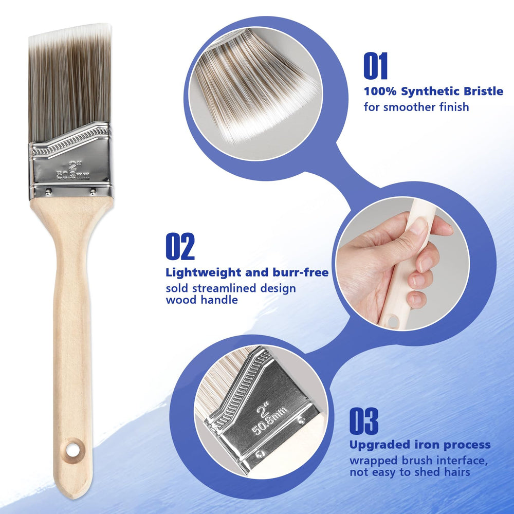 Rhibak 4-inch mini roller in tight space demonstrating precise trimming and touch-up efficiency