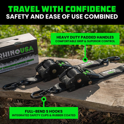 Rhino USA ganchos en S recubiertos protegiendo superficies y evitando desliz