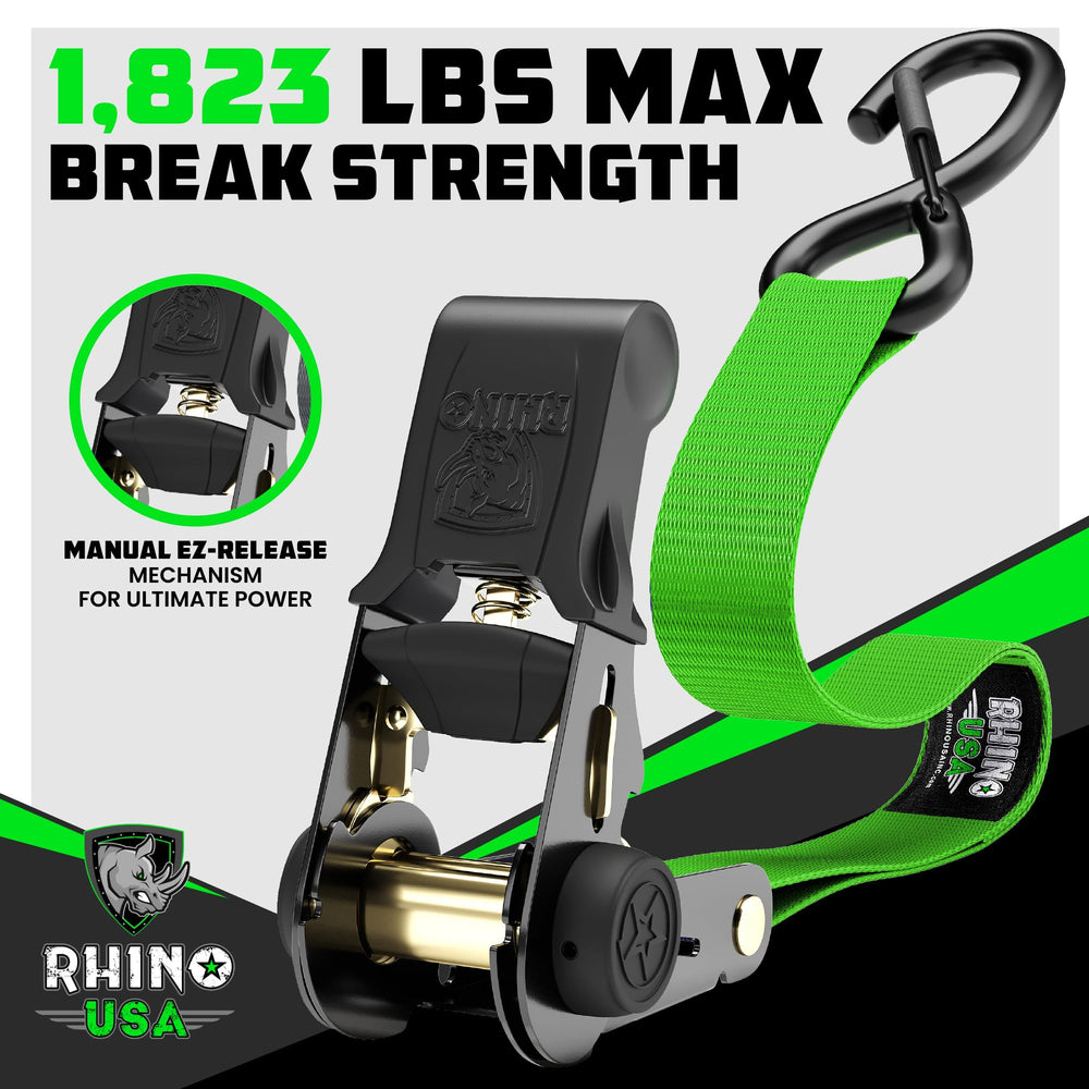 Rhino USA detalle del trinquete electrochapado mostrando resistencia y longevidad