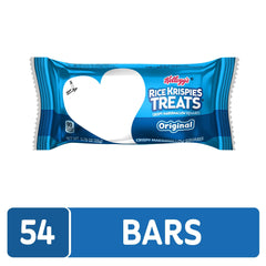 Rice Krispies Treats envuelta individual en mano para fácil transporte
