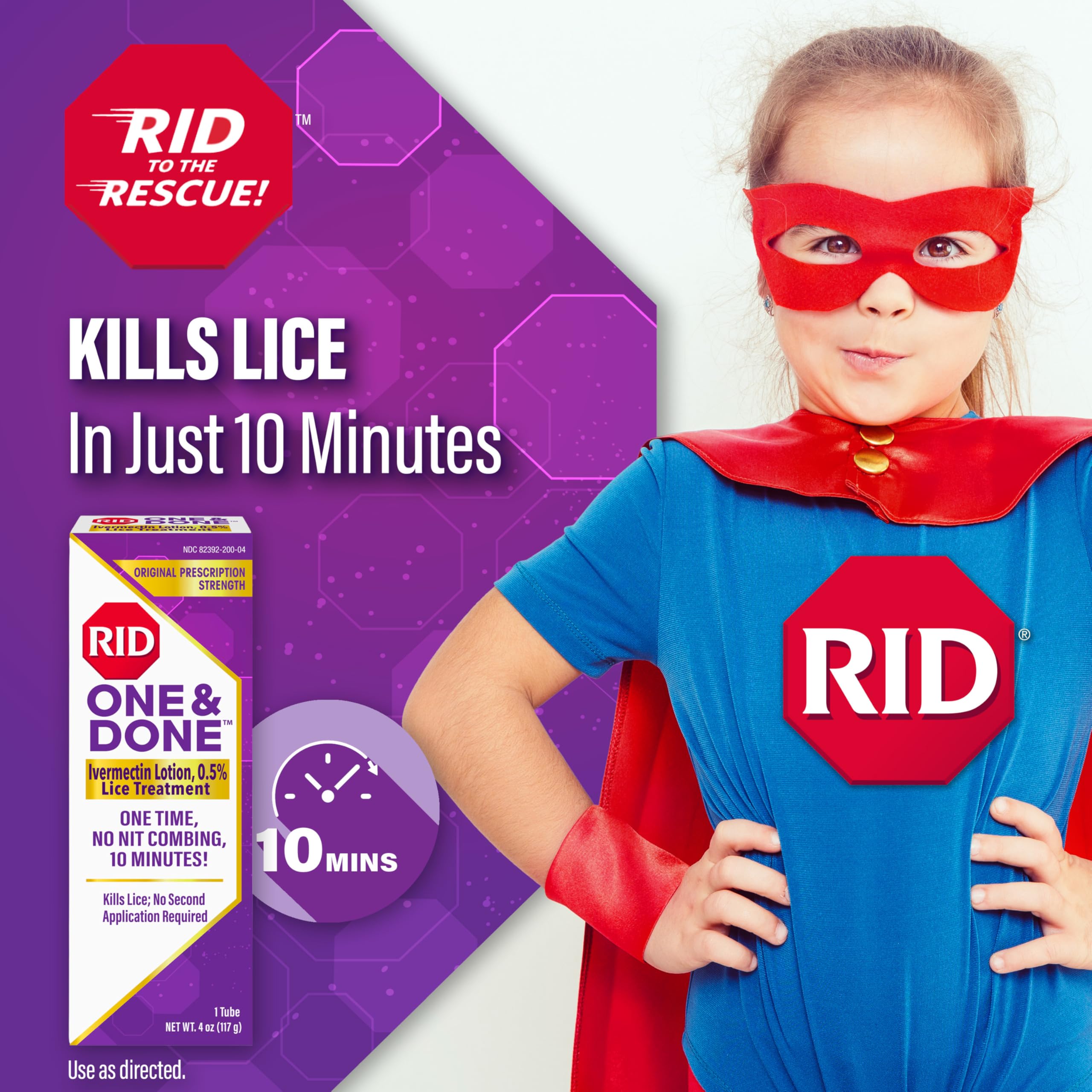RID etiqueta mostrando ivermectina 0.5% como ingrediente activo
