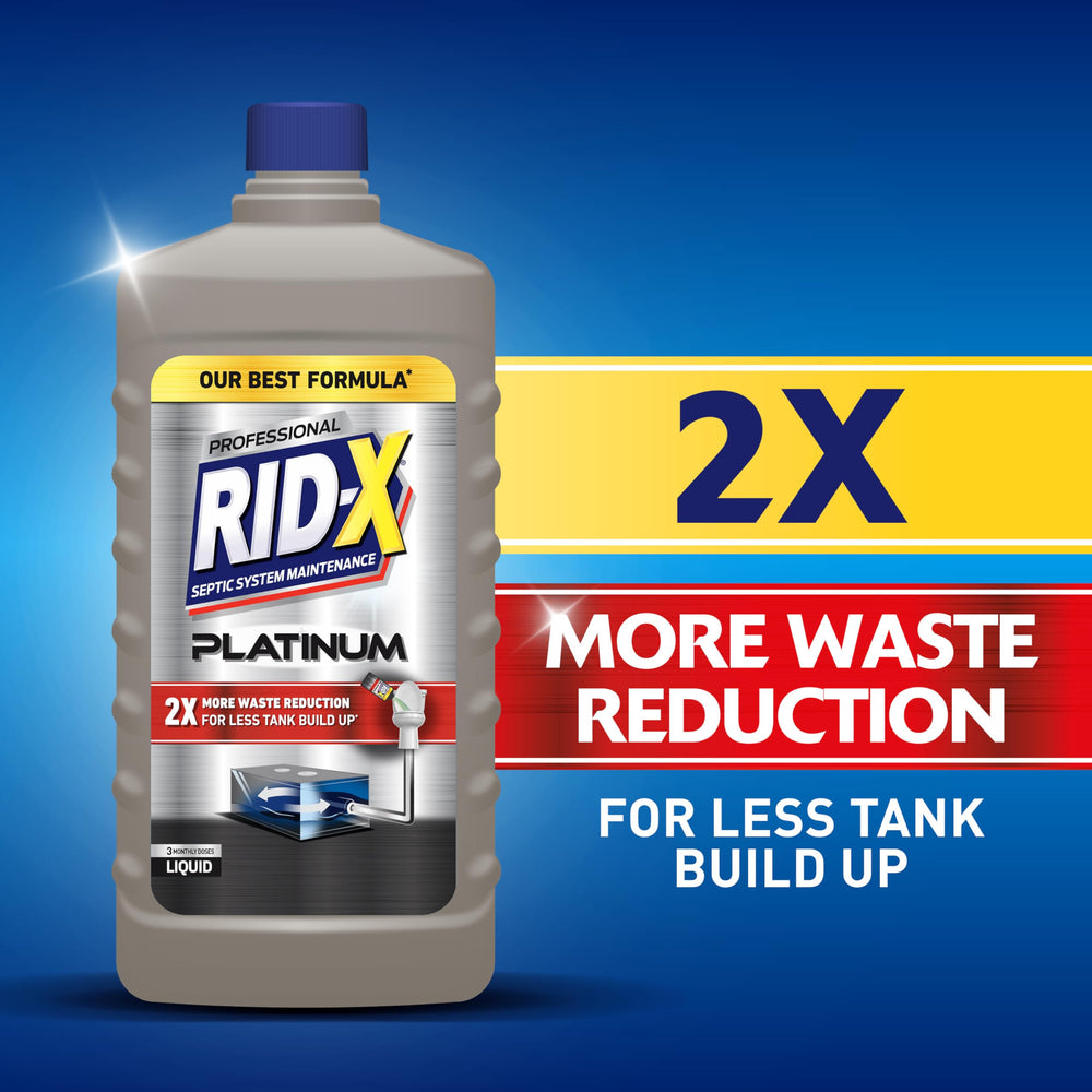 Rid-X en ambiente hogareño destacando protección del sistema séptico familiar