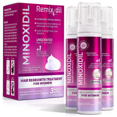 Rida Hair Research Institute envase frontal mostrando la espuma y facilidad de uso