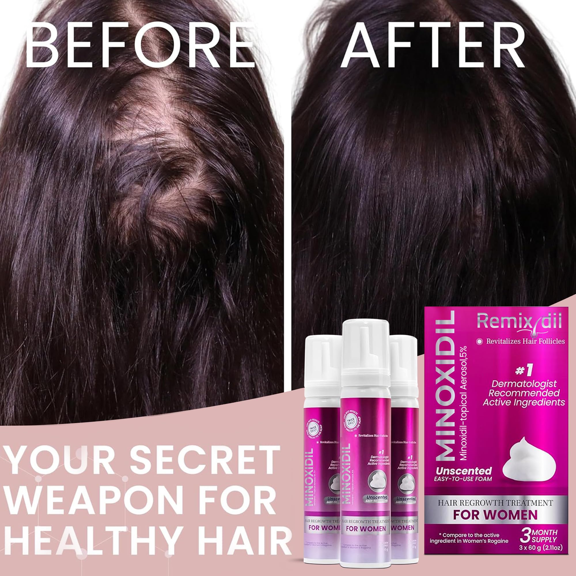 Rida Hair Research Institute uso en rutina diaria favoreciendo confianza y manejo