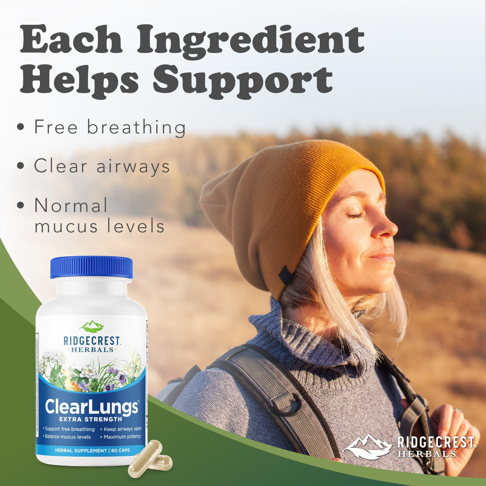 RidgeCrest Herbals capsules close-up highlighting smooth texture and easy swallowing