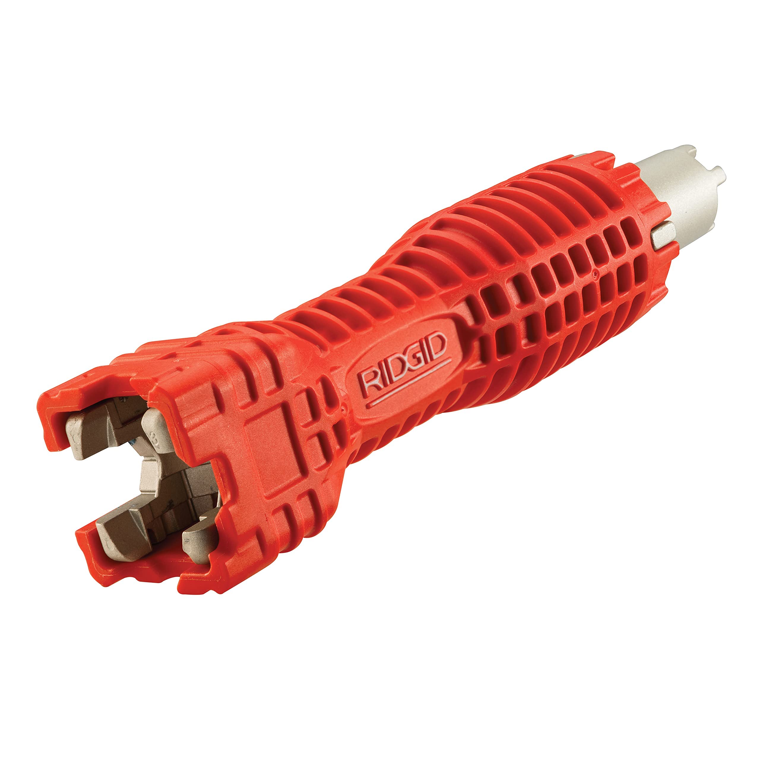 RIDGID vista frontal de la llave EZ Change mostrando todas las funciones