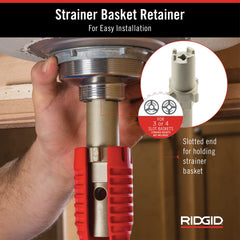 RIDGID vaso profundo 5/8 pulg. para montajes de un solo orificio