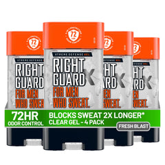 Right Guard frasco frontal mostrando diseño y protección confiable