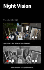 Ring camera mounted on a porch capturing entryway, easy outdoor installation benefit