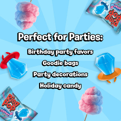Ring Pop paletas en bolsitas de regalo para fiestas, ideal para repartir
