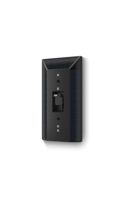 Ring solar panel close-up highlighting upgraded cells and improved charging efficiency