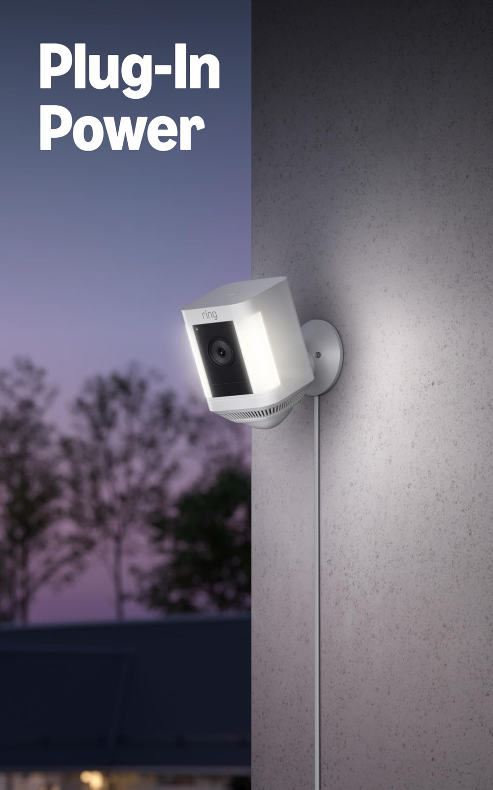 Ring side view with quick-release battery pack visible, shows easy power swaps
