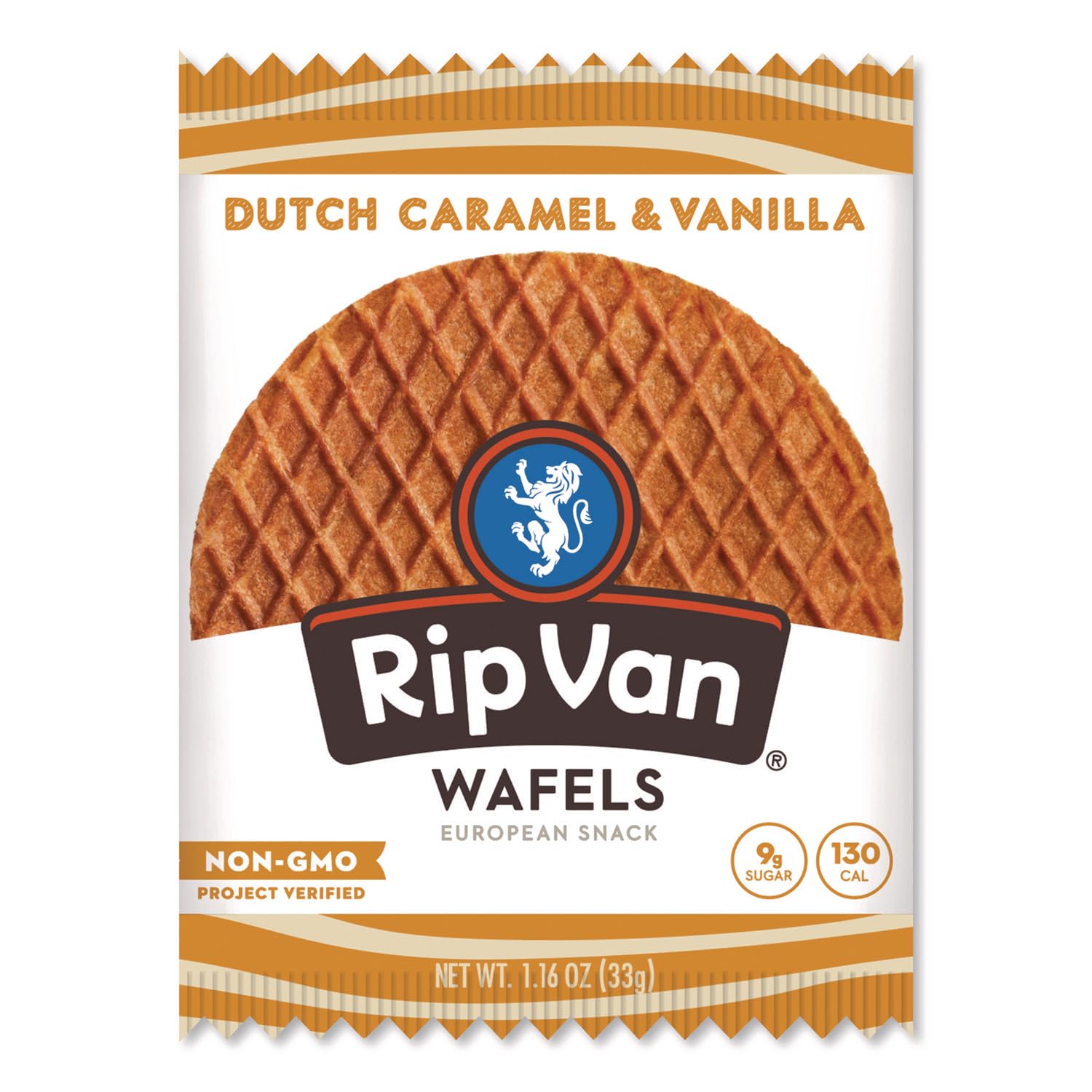 Rip Van Wafels unidad envuelta individualmente perfecta para llevar y conservar frescura