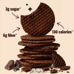 Rip Van Wafels envuelto individualmente facilitando transporte y frescura