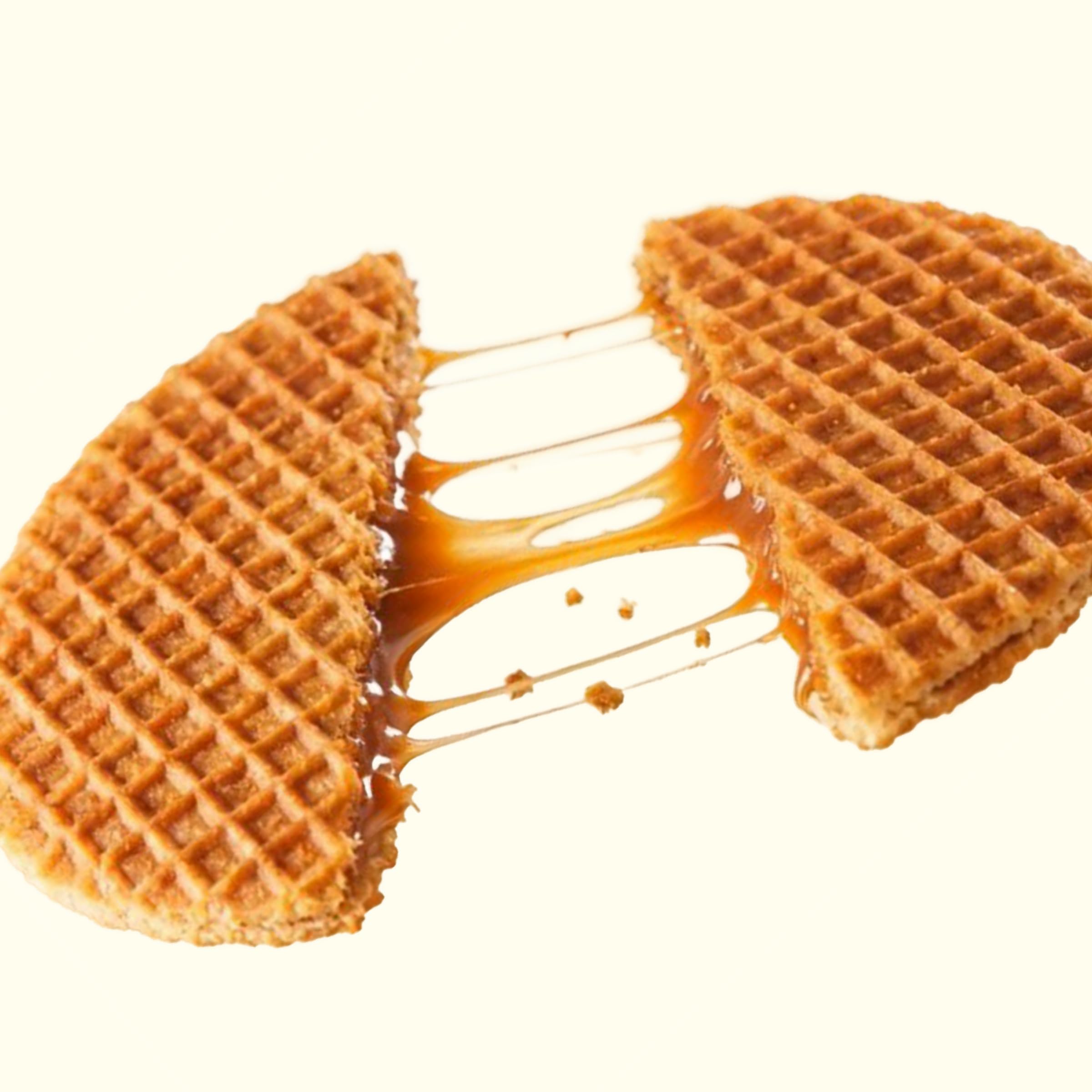 Rip Van Wafels etiqueta de ingredientes que resalta ingredientes limpios y sin aditivos