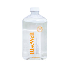 RiseWell envase frontal mostrando etiqueta y beneficio frescura