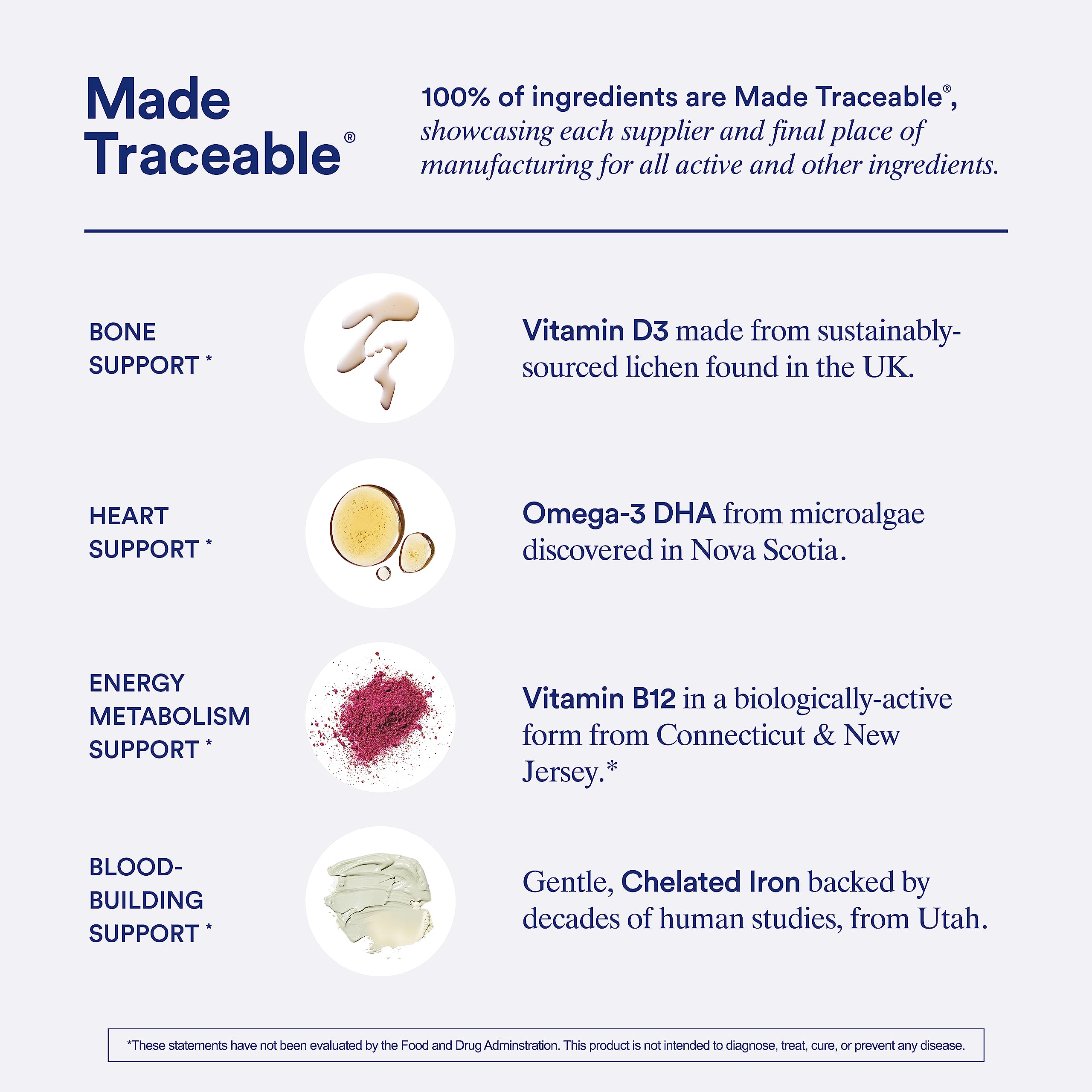 Ritual etiqueta con lista de ingredientes trazables y certificaciones