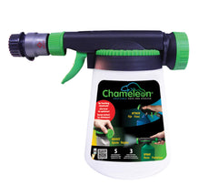 RL FLOMASTER vista frontal del pulverizador con botella 32 oz, ahorro y control