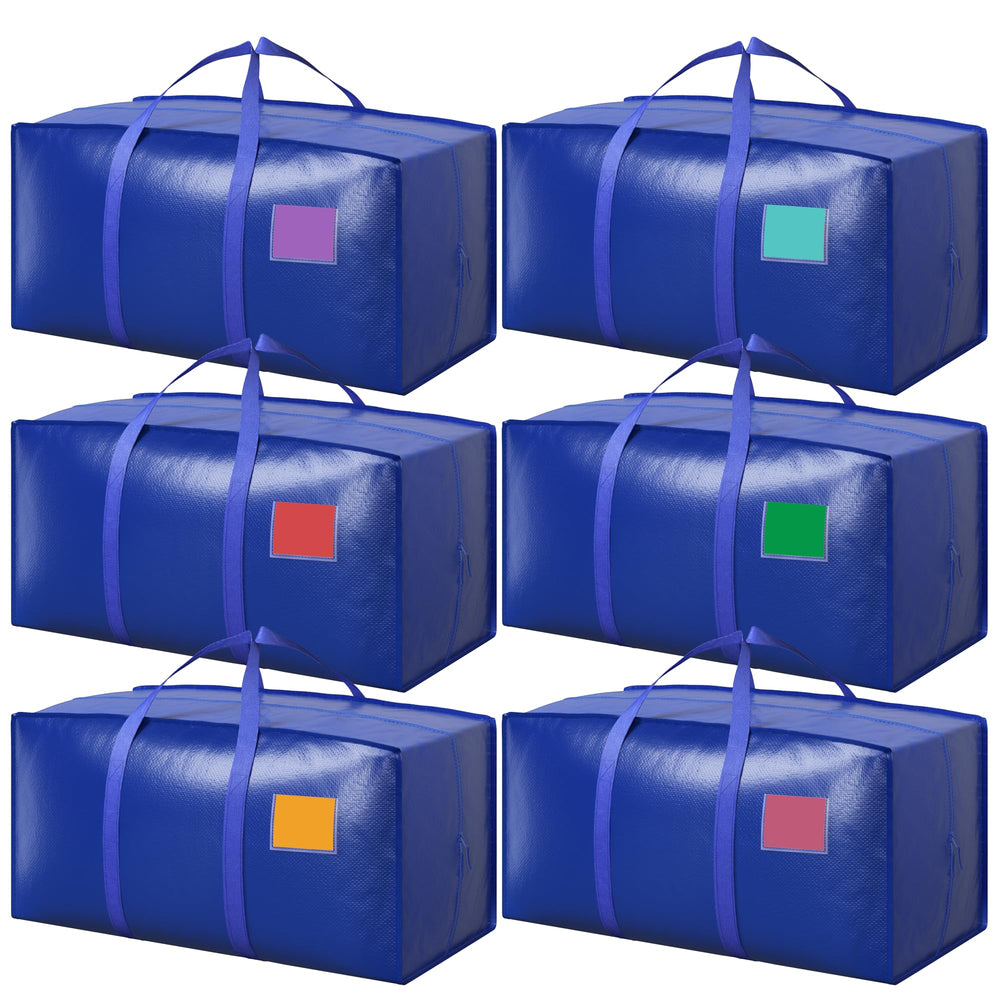 RMOHRO pack frontal 6 bolsas azules mostrando capacidad y diseño