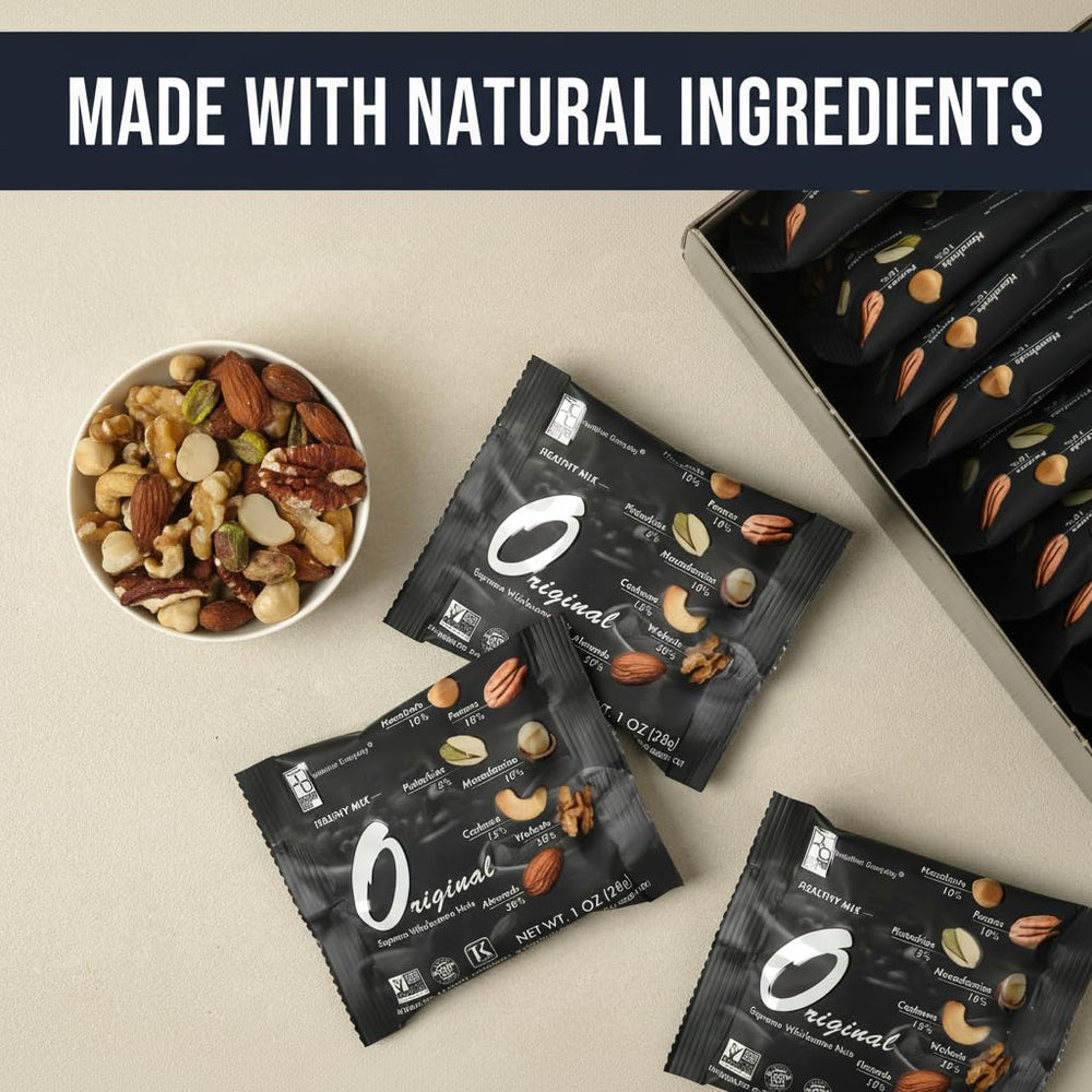 Roastery Coast etiqueta con certificaciones Gluten Free y Non-GMO visibles