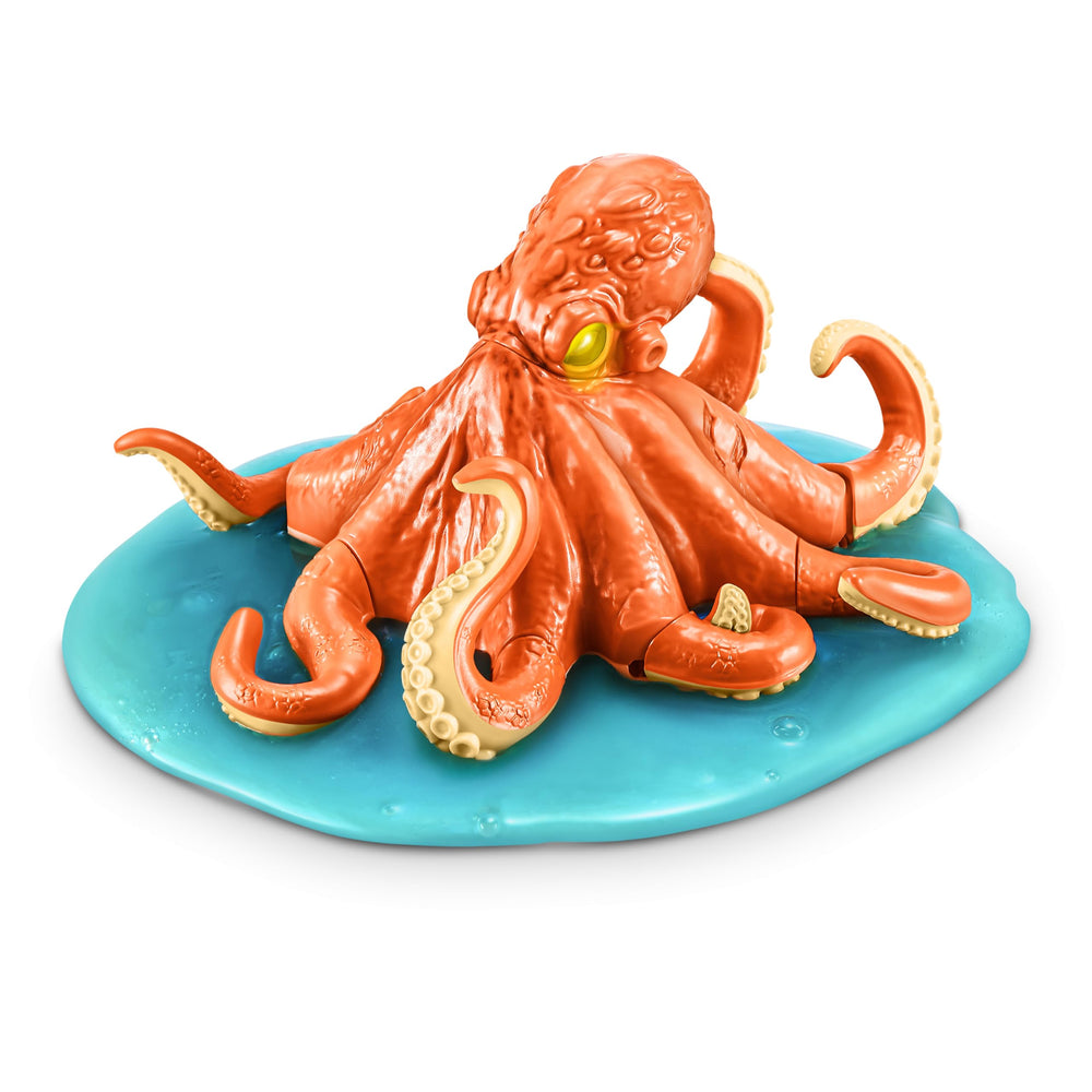 Robo Alive pulpo ensamblado listo para jugar, facilita montaje divertido