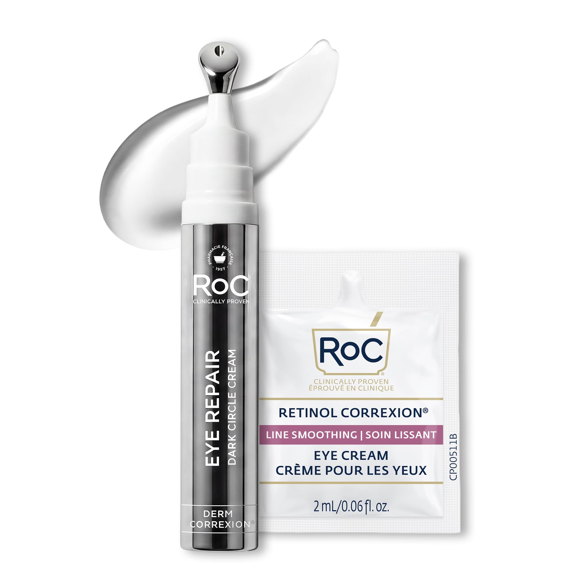RoC front packaging showing compact tube and branding for effective travel