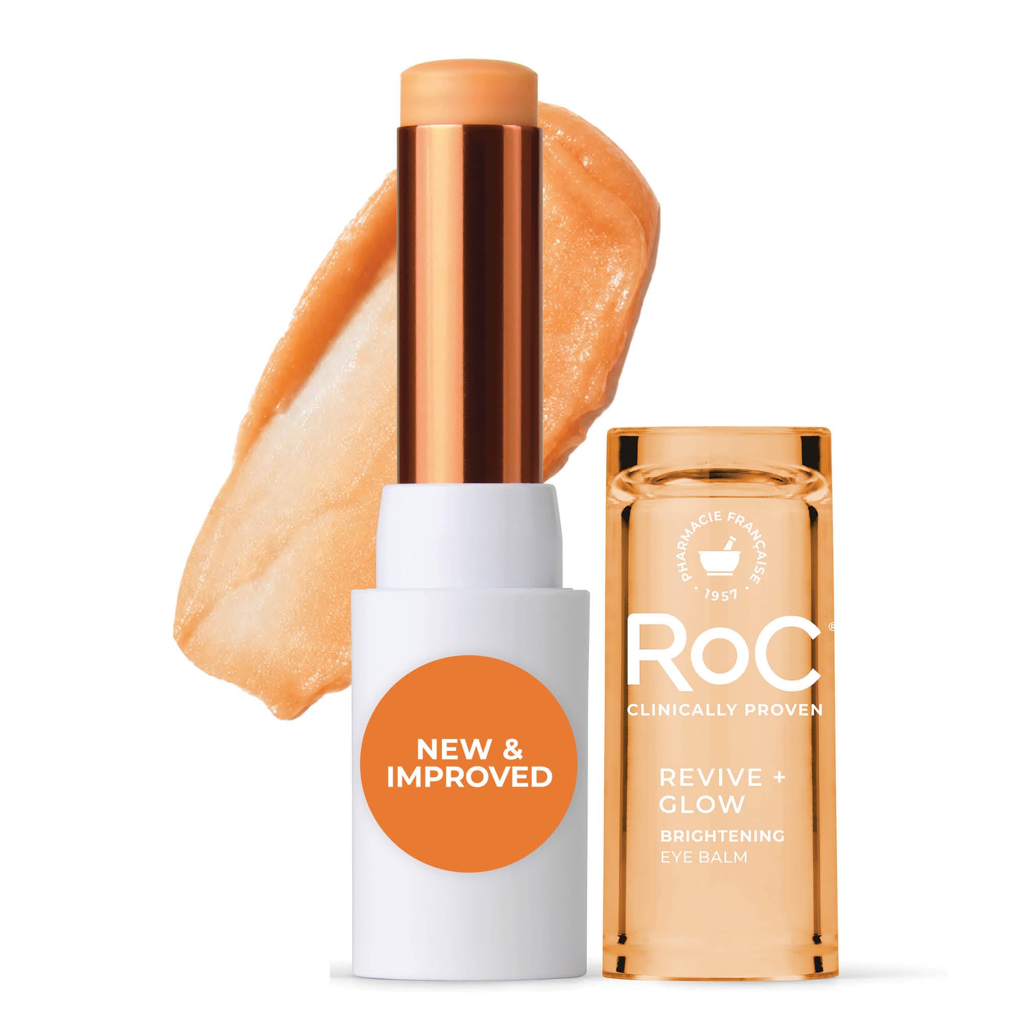 RoC empaque frontal del bálsamo muestra diseño y tamaño