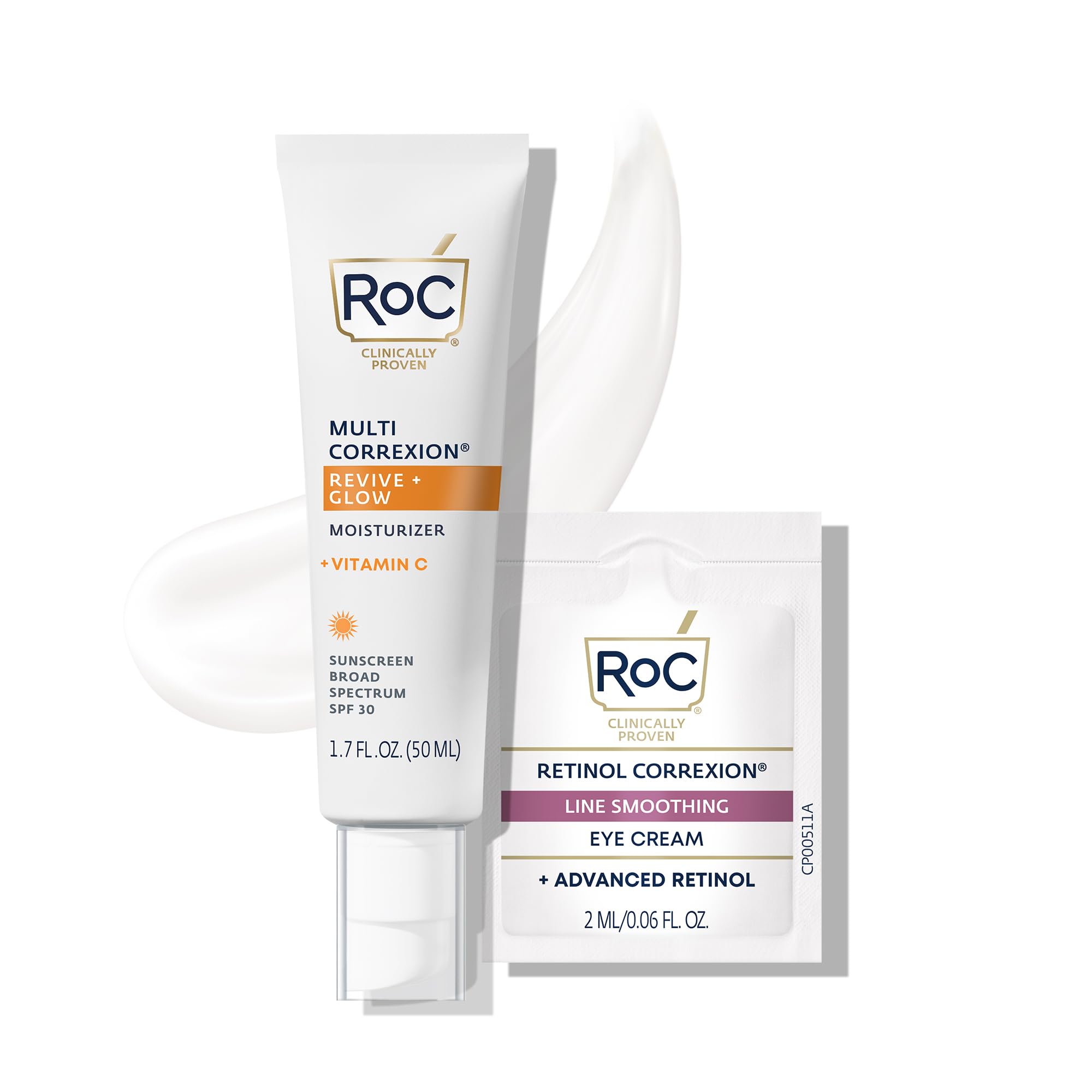 RoC envase frontal del hidratante SPF 30 mostrando formato y diseño, protección y facilidad de uso