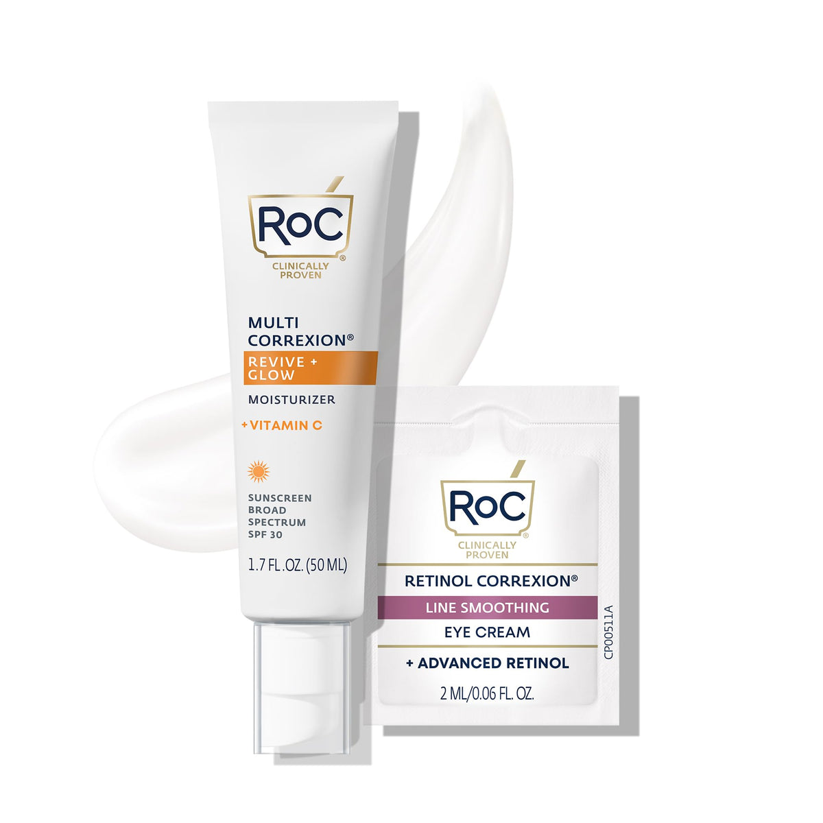 RoC envase frontal del hidratante SPF 30 mostrando formato y diseño, protección y facilidad de uso
