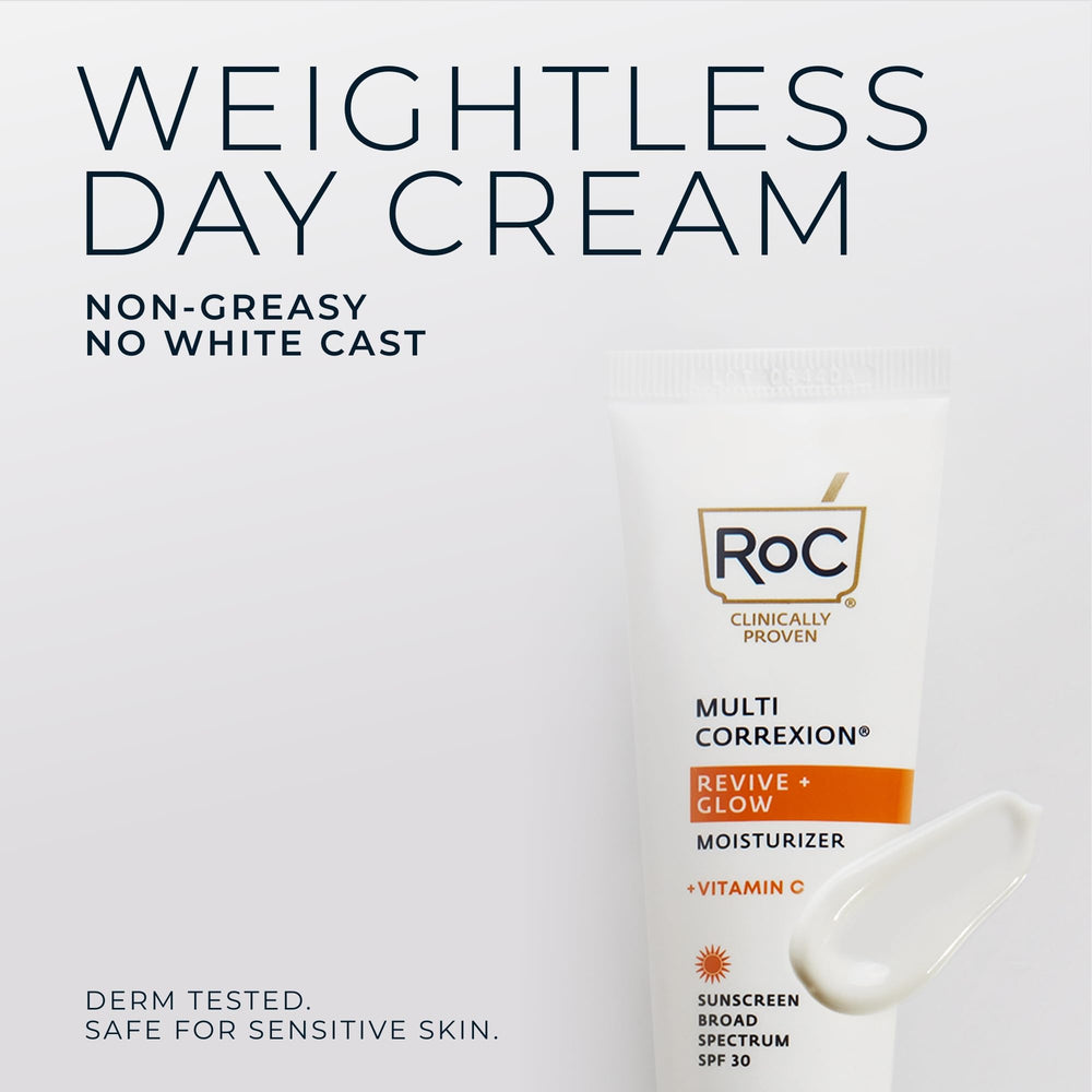 RoC aplicado antes del maquillaje en tocador, beneficio: se integra sin dejar rastro blanco