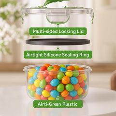 RockBerry nested containers showing space-saving stackable design