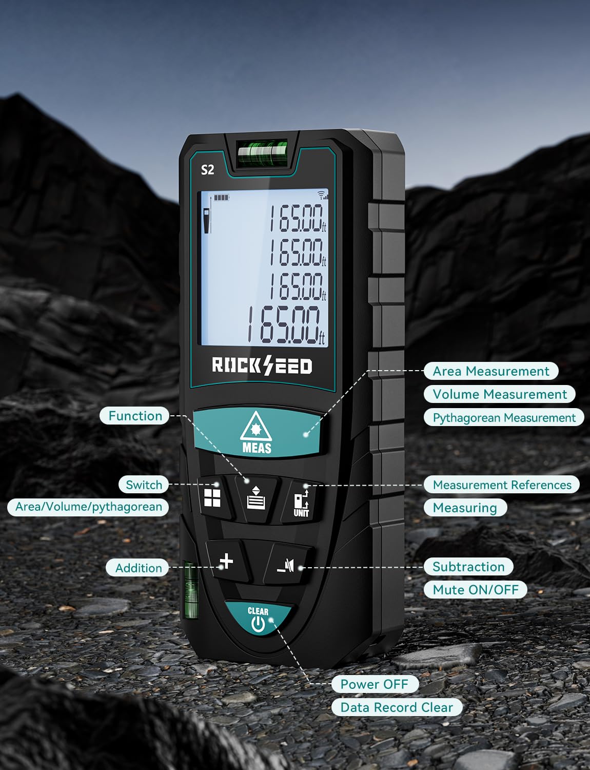 RockSeed enfoque en sellado IP54 demostrando resistencia a polvo y salpicaduras