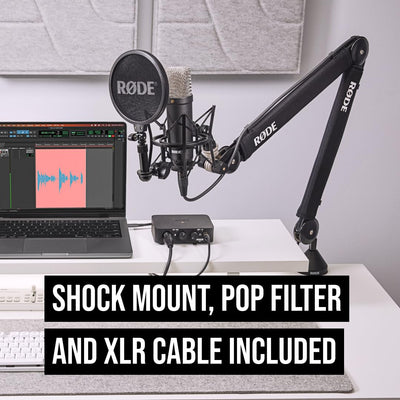 RØDE NT1 miking an acoustic guitar capturing natural instrument tone