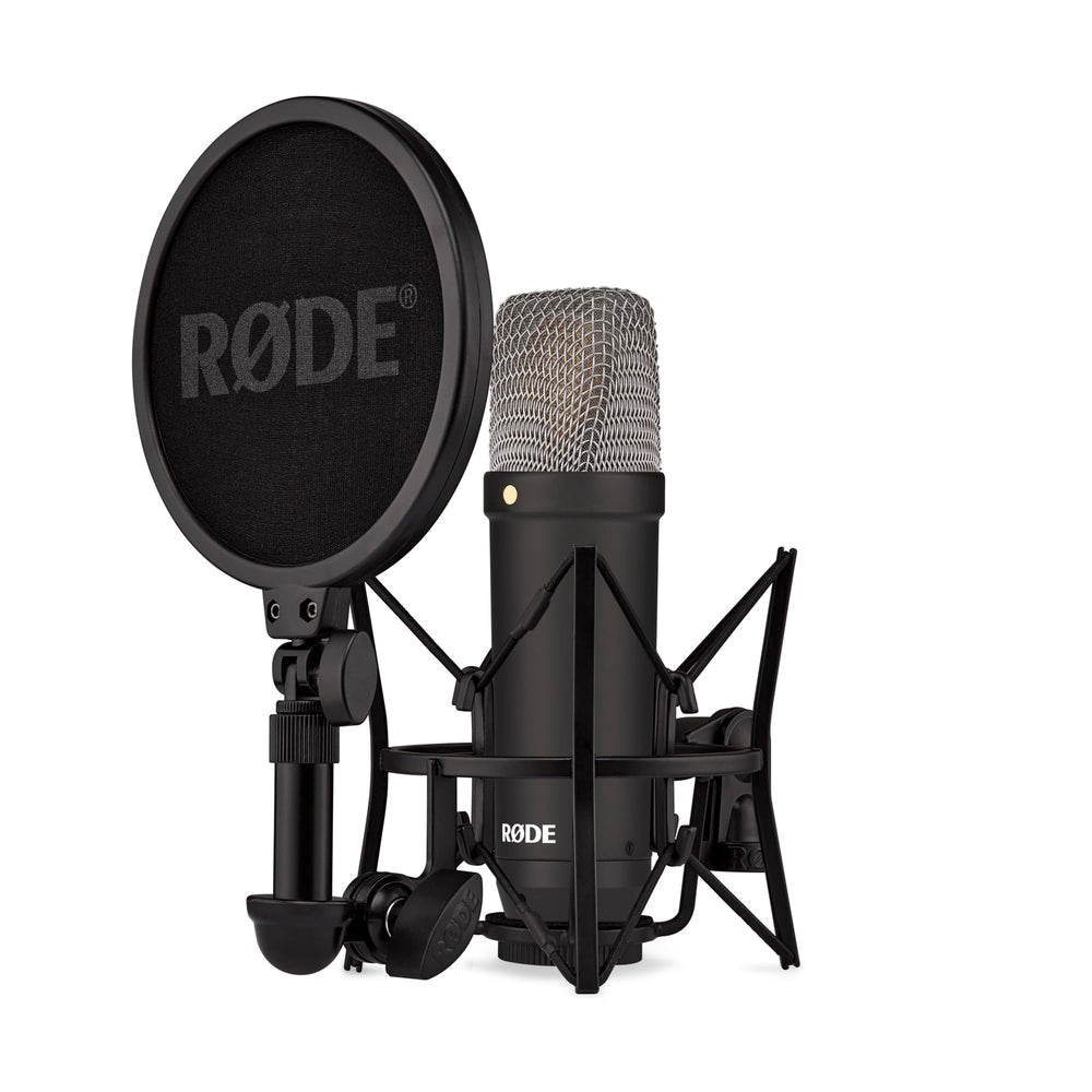 RØDE NT1 front view showing grille and body for clear vocal capture