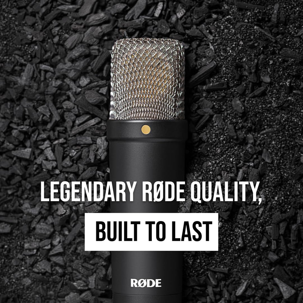 RØDE premium XLR cable connector ensuring reliable low-noise connection