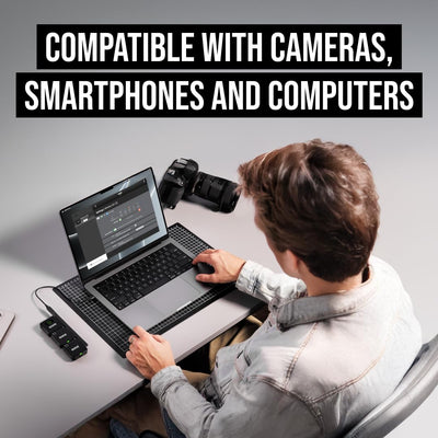 RØDE Wireless GO III receiver ports detail showing USB-C and TRRS for flexible connections