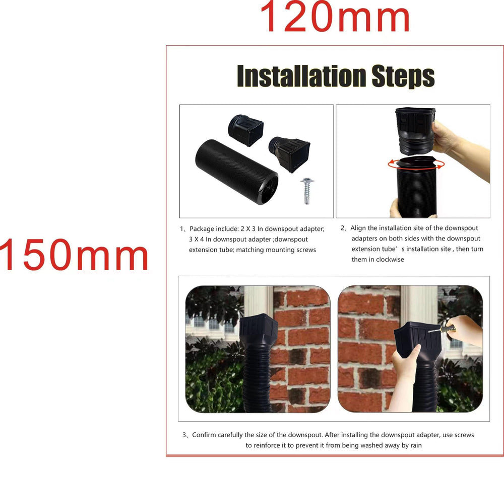 Rodnsurw kit completo con adaptadores y tornillos listos para instalar
