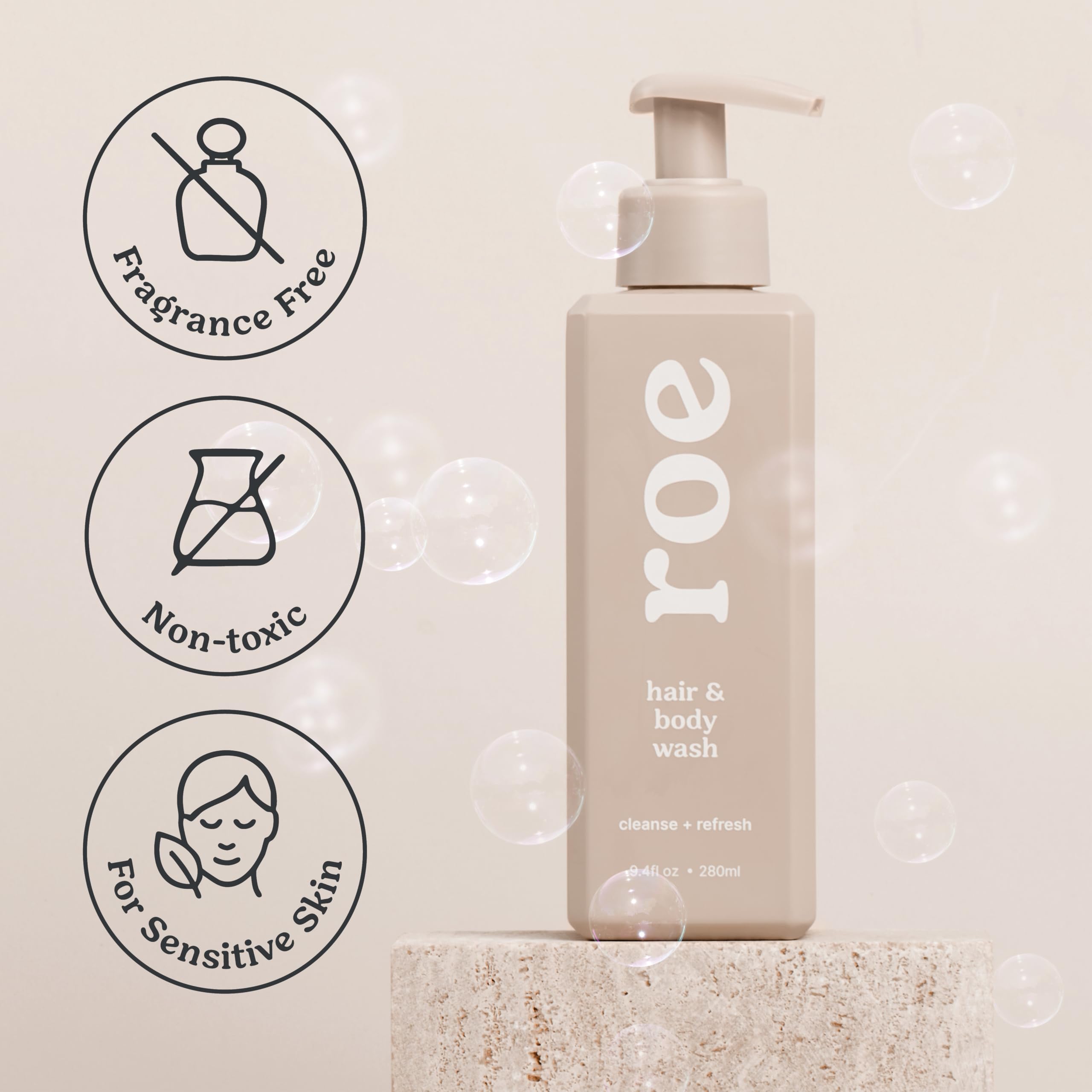 Roe Wellness vainilla natural ingrediente visible que aporta aroma suave