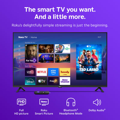 Roku mando por voz en mano mostrando búsqueda rápida y control sencillo